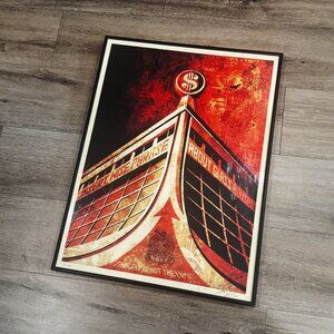 Shepard Fairey “Glass Houses” Screen Print - Signed - Obey Giant.  #133/450